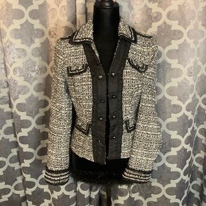 NWOT size 2 WHBM tweed jacket.
